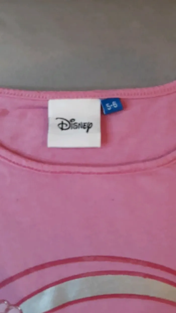 T shirt manche longue 5/6 ans - photo numéro 3