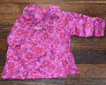blouse happy garden liberty  6 mois