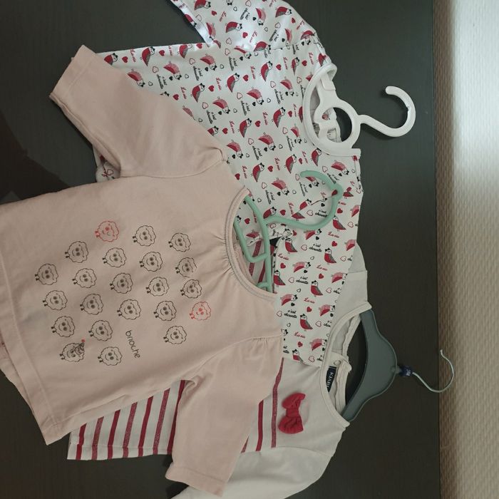 3 tee-shirts manches longues