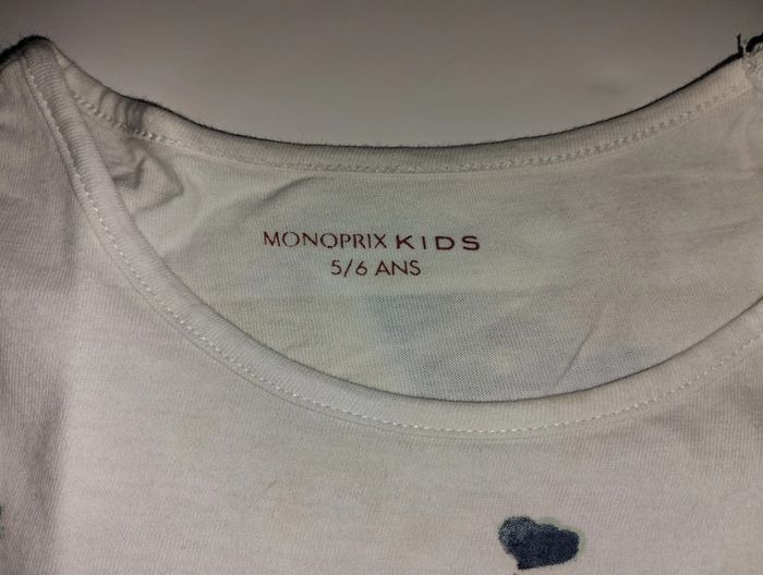 Lot de 2 Tee-shirt manches courtes 5 ans fille - photo numéro 3