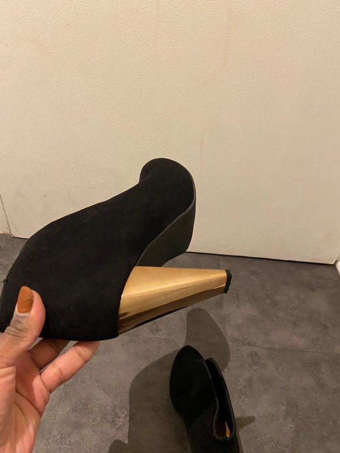 Bottines H&M noires dorées - photo numéro 6
