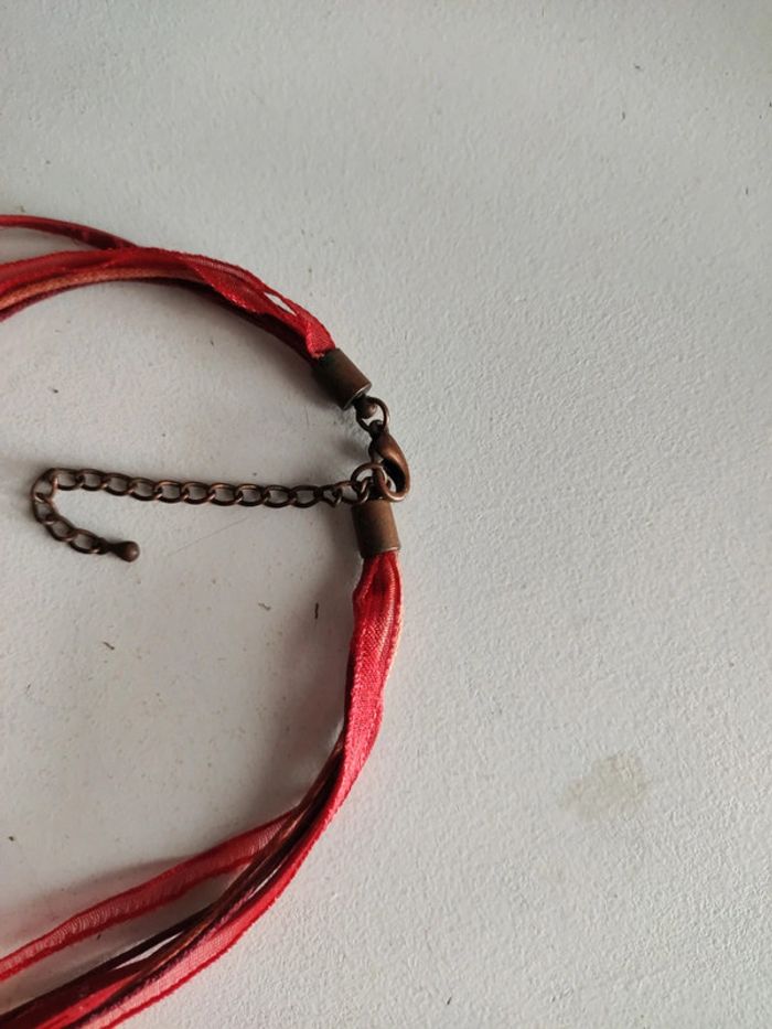 Collier rouge vintage - photo numéro 6