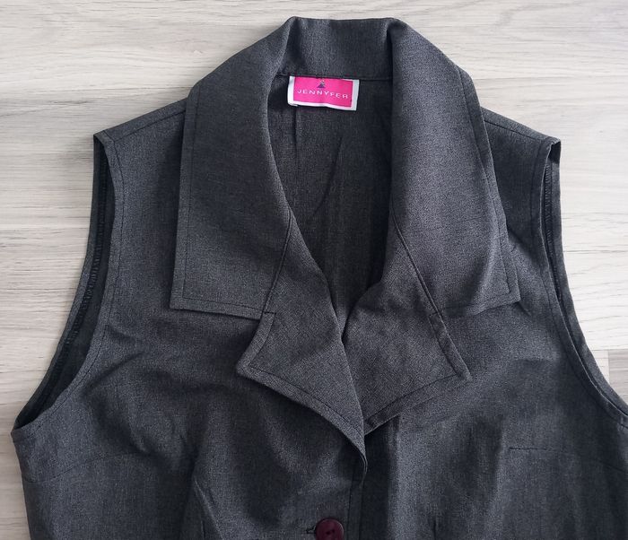 Robe chemise sans manches grise Jennyfer taille M - photo numéro 2