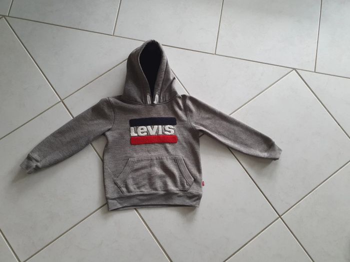 Sweat à capuche garçon Levis 10 ans v7 - photo numéro 3