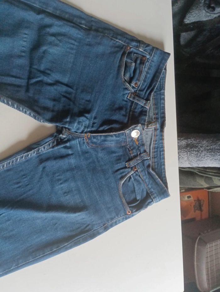 Pantalon jeans femme Levi's Strauss 501 rétro vintage taille 36 coupe droite - photo numéro 4