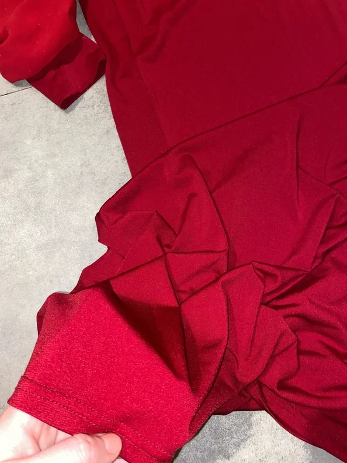 Robe bordeaux longue - photo numéro 6