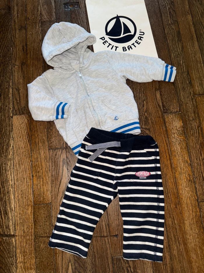 Ensemble petit bateau 6 mois