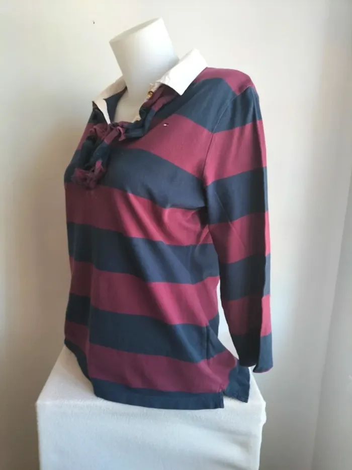 Pull Léger Femmes Col Chemise Manches 3/4 - XL - photo numéro 4