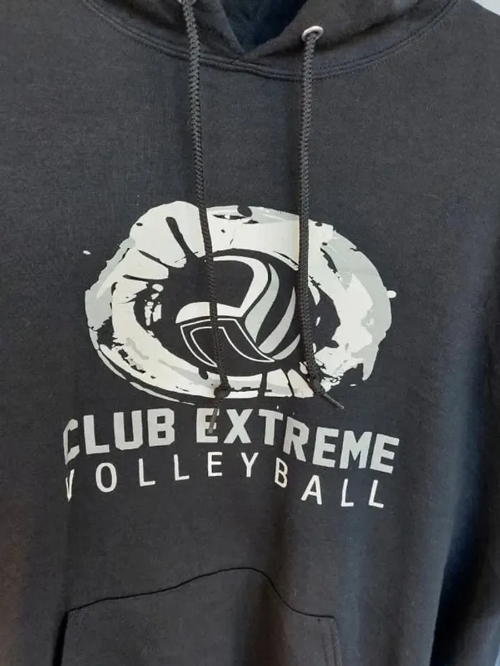 Sweat à capuche volley-ball mixte Taille XL - photo numéro 3