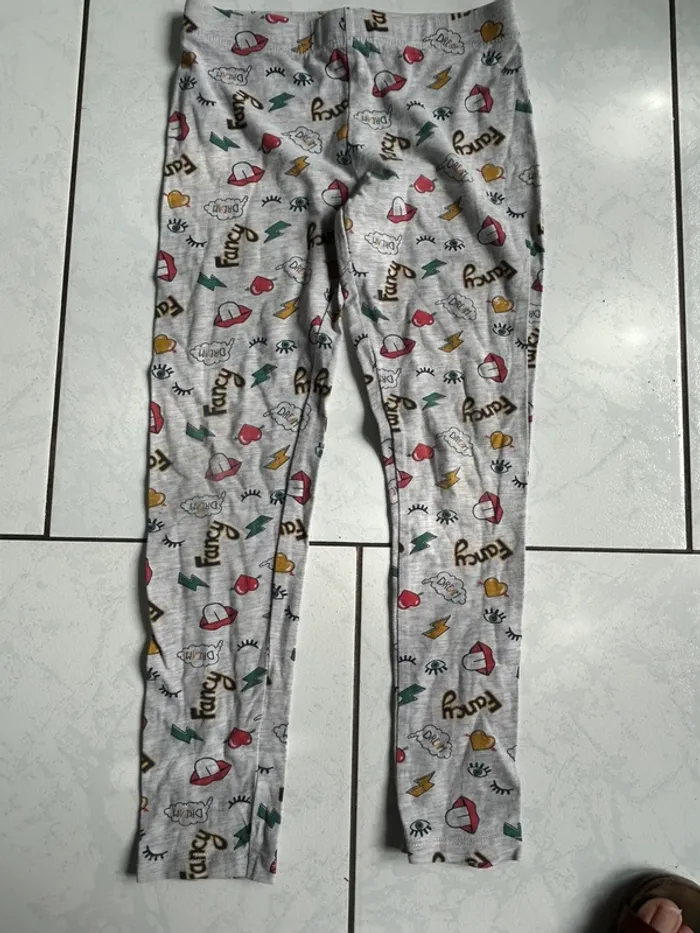 Lot de 3 leggings fille 8 ans - photo numéro 5