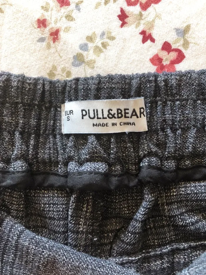 Pantalon à carreaux gris - photo numéro 3