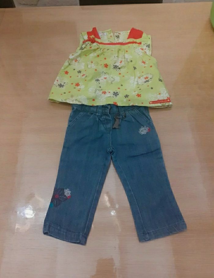 Ensemble sergent major bébé fille 6 mois