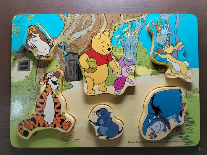 Puzzle bois Winnie l'Ourson