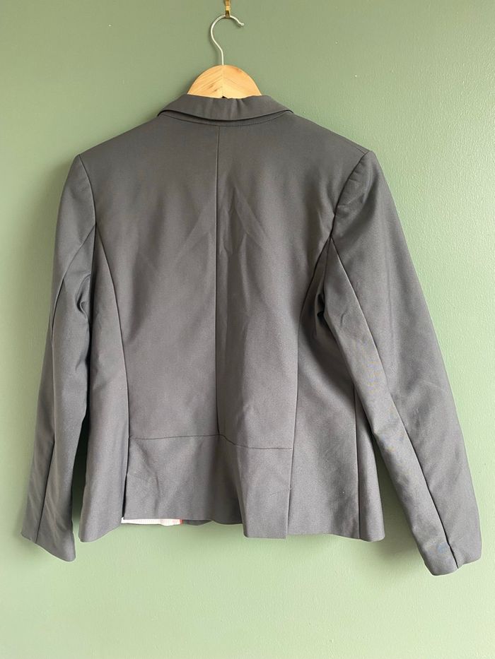 Veste blazer cintrée grise - taille 42 - photo numéro 5