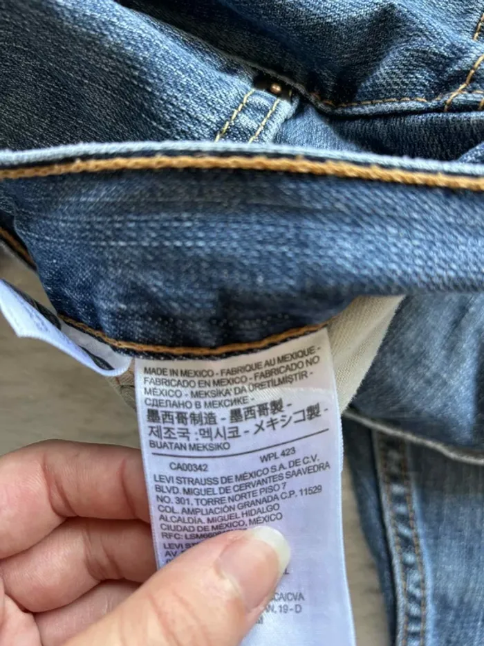 Jean Levi’s 559 Homme XL 46/48 W36 L36 bleu Relaxed straight droit Mexique 00s y2k grande taille - photo numéro 8
