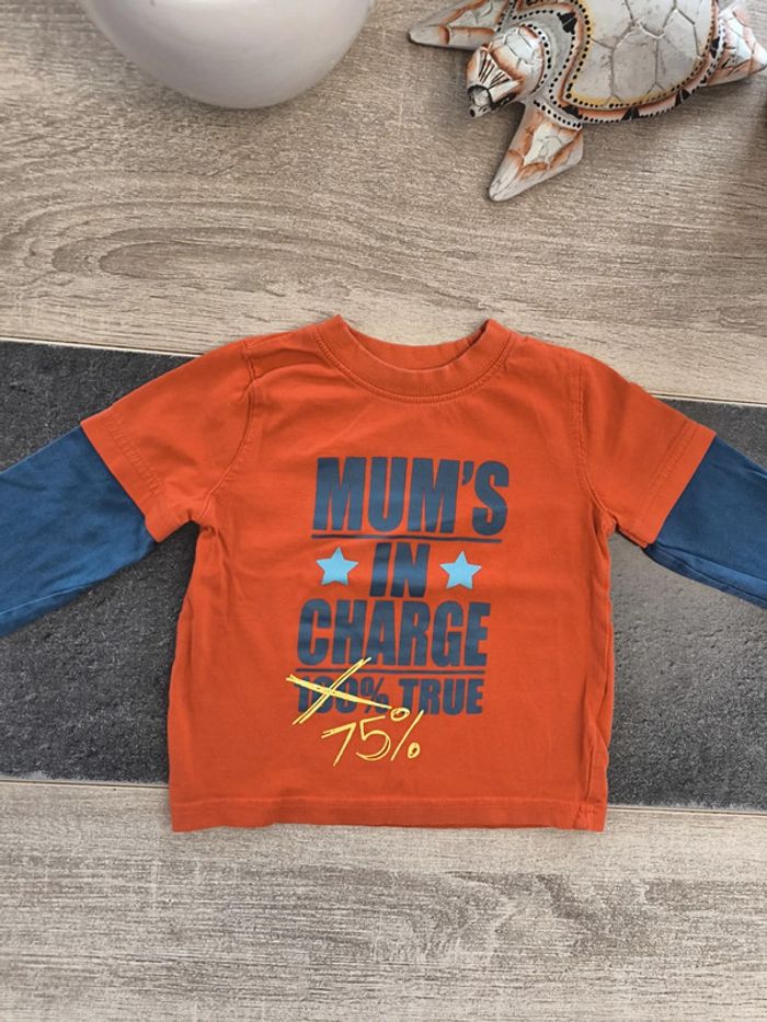 Tee-shirt garçon ml 18 mois MotherCare - photo numéro 2