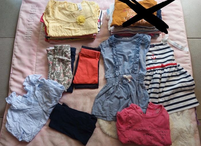 Lot 23/24 mois fille été