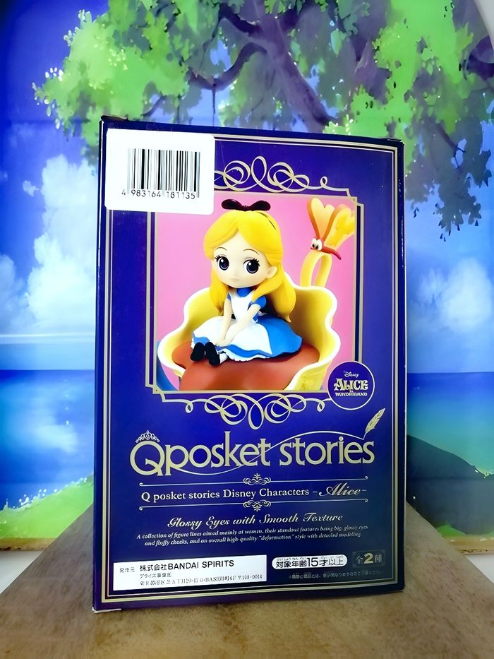 Alice in Wonderland - Figurine Alice Q Posket Stories Disney Characters Ver. A - banpresto - photo numéro 8