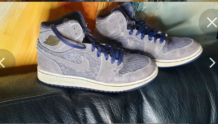 Air Jordan retro mauve et dentelle T37.5 - photo numéro 3