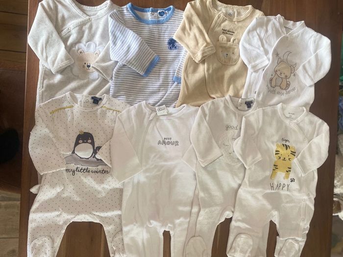 Lot 9 pyjamas 6mois