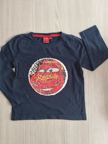 Haut bleu marine Cars - Disney -  Taille 4 ans