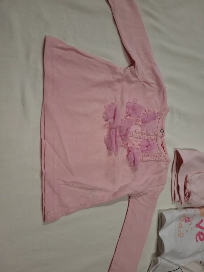 Lot de 9 t shirt filles 3mois - photo numéro 3