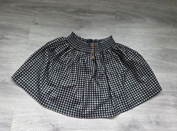 Jupe Kiabi 8 ans - à carreaux noir et blanc