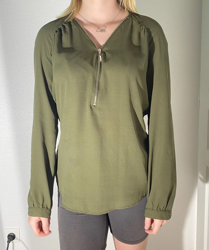 Blouse kaki