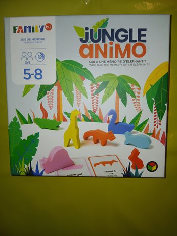 jeu de memoire oxibul jungle animo a partir de 5/8 ans