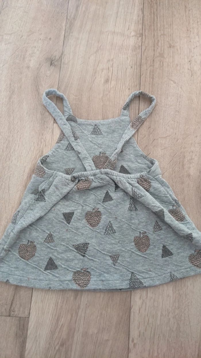 Débardeur tunique grise Zara 18-24 Mois - 86cm - photo numéro 4