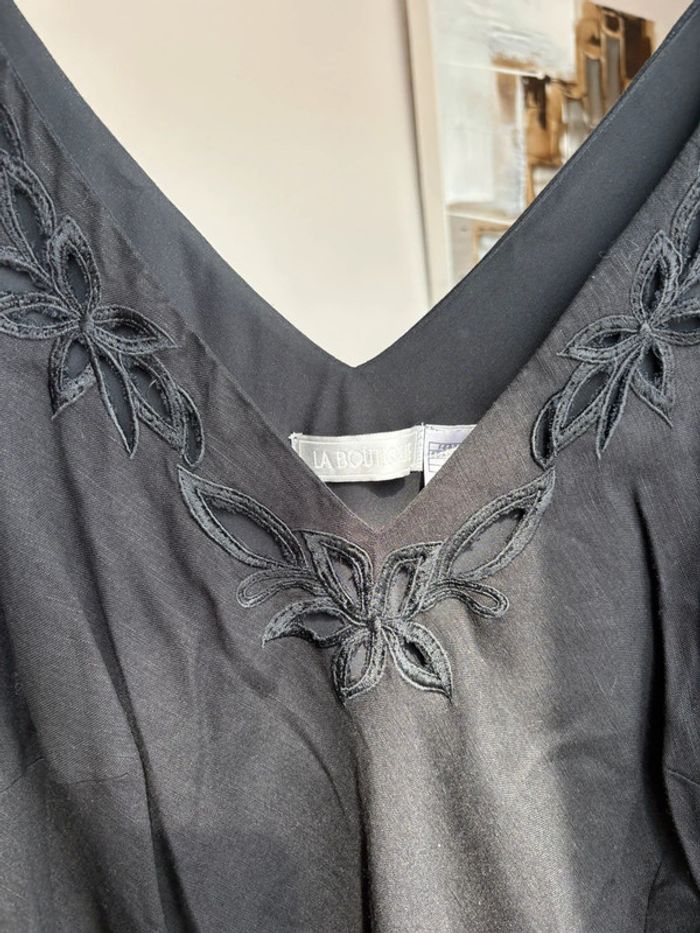Robe noire élégante La Boutique - Taille 46 - photo numéro 4