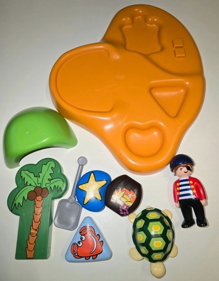 123 playmobil île pirate 9119 complète - photo numéro 2