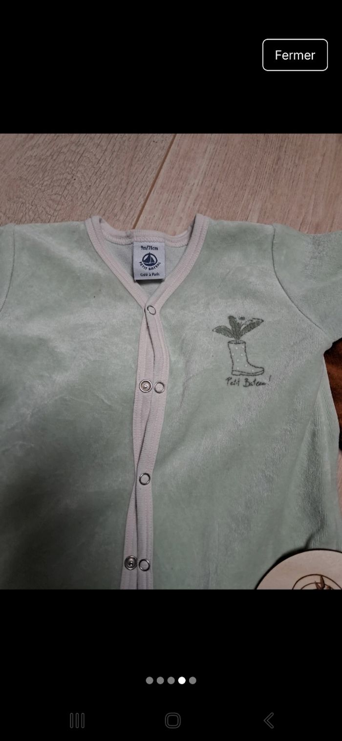 Lot 2 pyjamas 9 mois - photo numéro 4