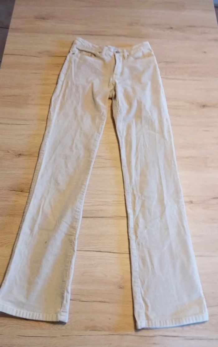 Jean Naf Naf beige - photo numéro 6