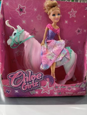 Barbie Chloé avec sa licorne