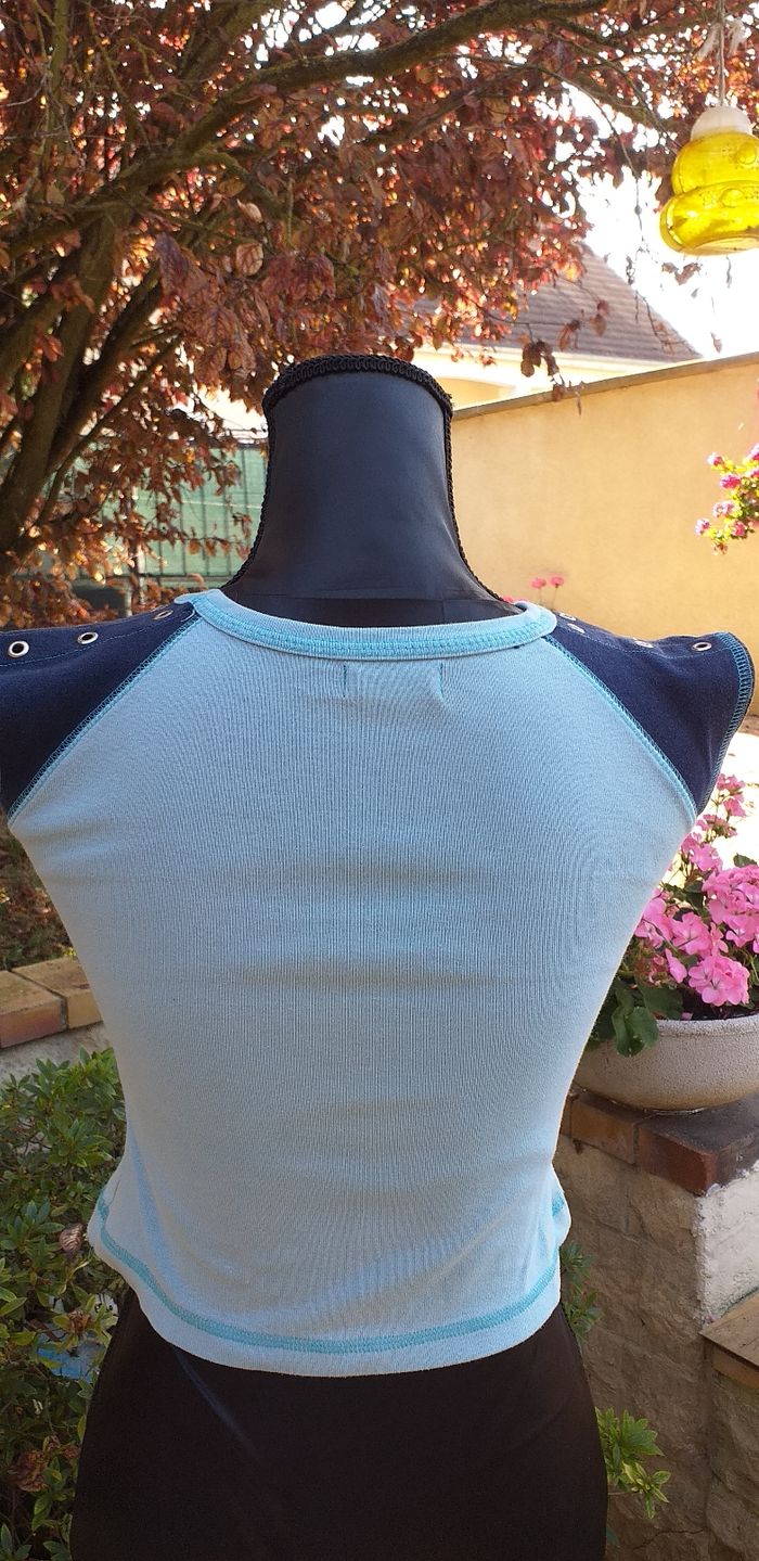 Tee-shirt enfant bleu imprimé/ Complices - photo numéro 3