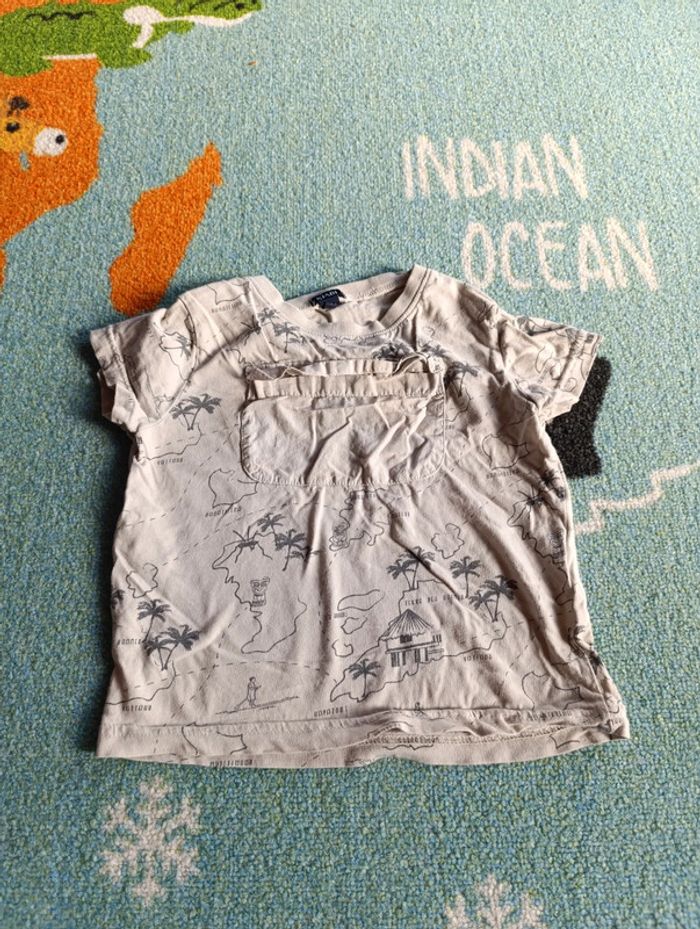 T-shirt 3ans 90 97 carte