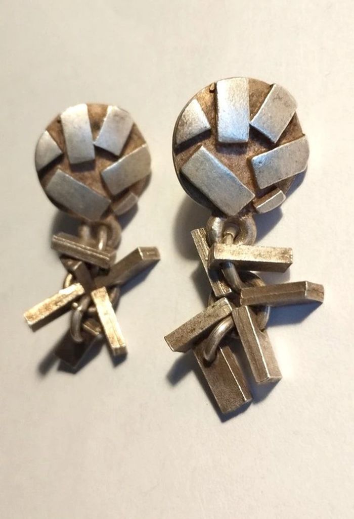 Boucles d'oreilles Biche de Bere argentées
