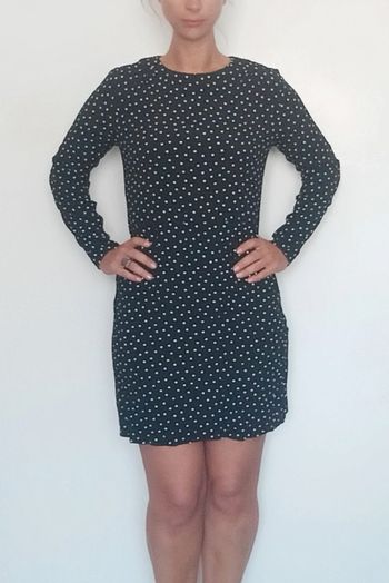 Robe blouse à pois féminine taille 40