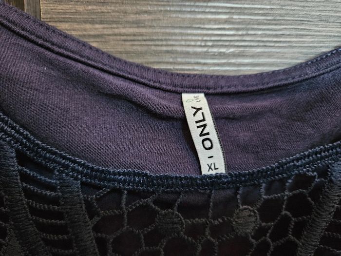Débardeur femme bleu marine only - photo numéro 3