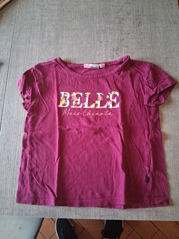T-shirt manches courtes 6ans lili marelle