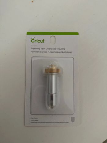 Pointe gravure et quickswap cricut neuve