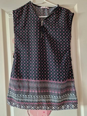 Robe gemo 8 ans noir et rose