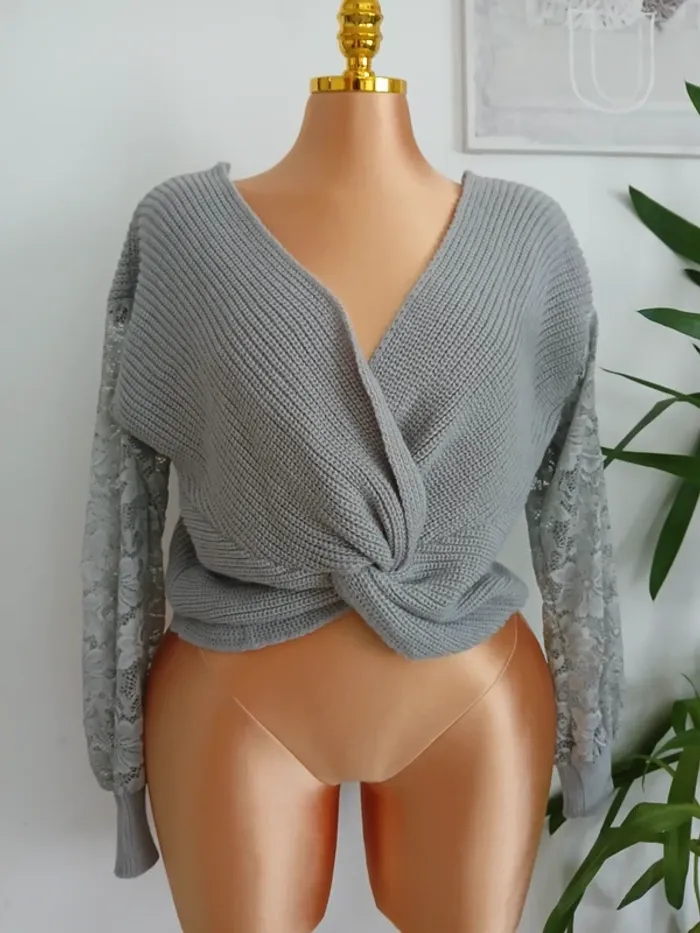 Joli pull Neuf Taille M🌿💝 - photo numéro 3