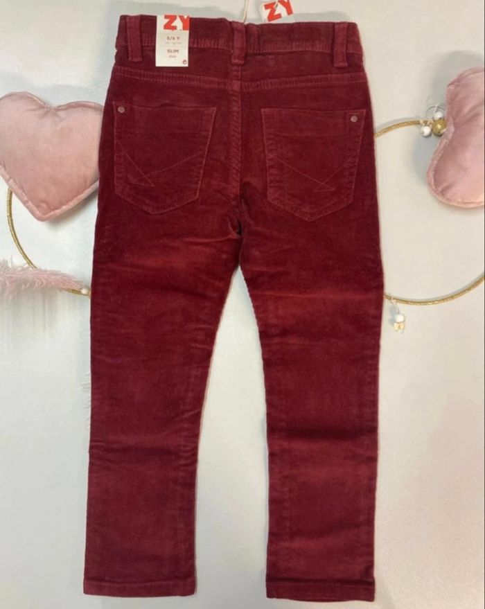 Jeans velours garçon - neuf - Zippy - Taille 5 ans - photo numéro 5