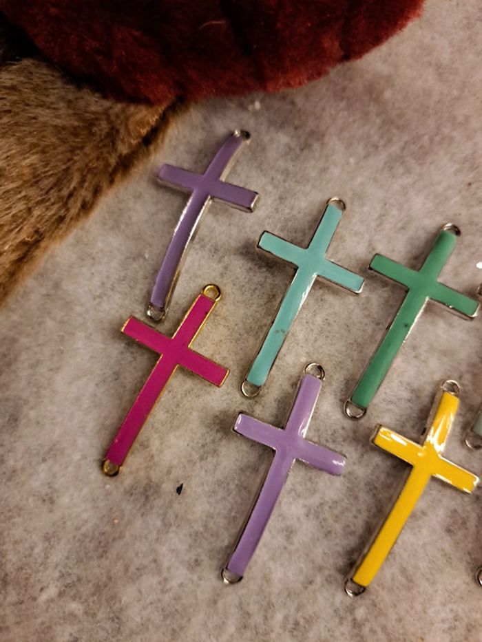 Lot de croix multicolore - photo numéro 5