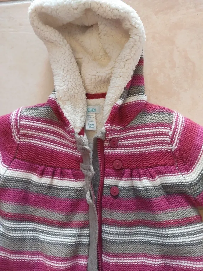 Lot veste polaire 6 mois - photo numéro 3