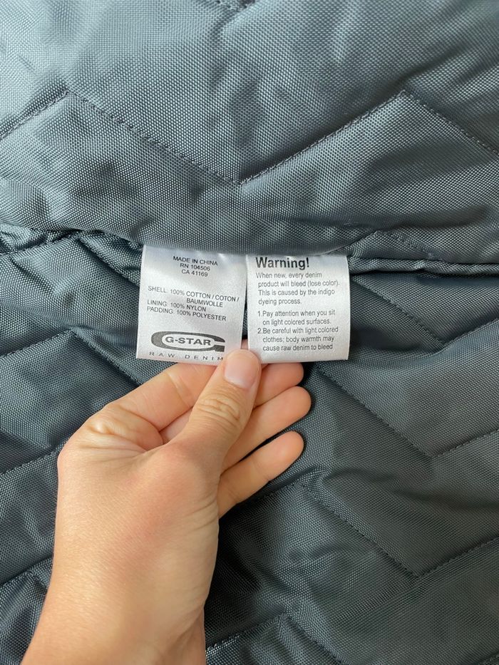 Trench G-Star jeans marine/gris S - photo numéro 6