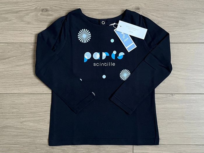 T-shirt en coton organique à paillettes Jacadi T-5 ans - photo numéro 2