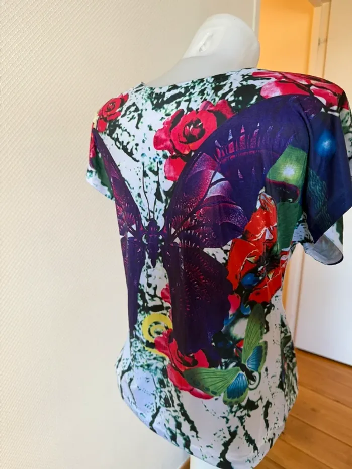 T- shirt colore neuf taille 38 - photo numéro 4